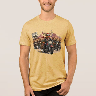 Camiseta Rota 66 do Arizona Rena Biker Natal