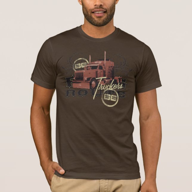Camiseta Rota 66 dos camionistas (Frente)