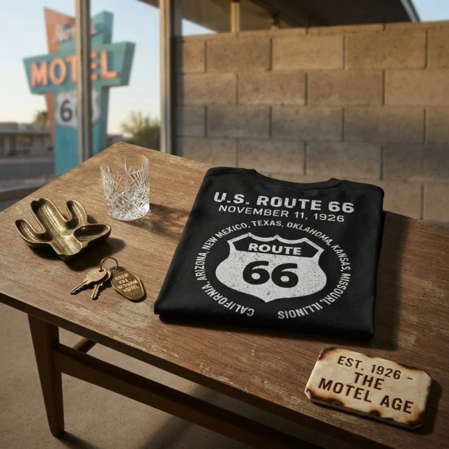 Camiseta Rota 66 dos EUA (Criador carregado)