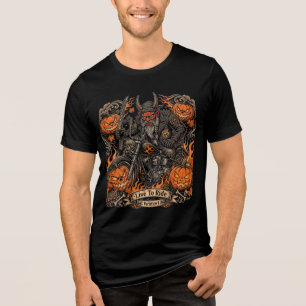 Camiseta Rota 66 Halloween Biker, Live To Ride Varion l