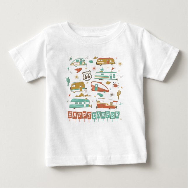 Camiseta Rota 66 Happy Camper (Frente)