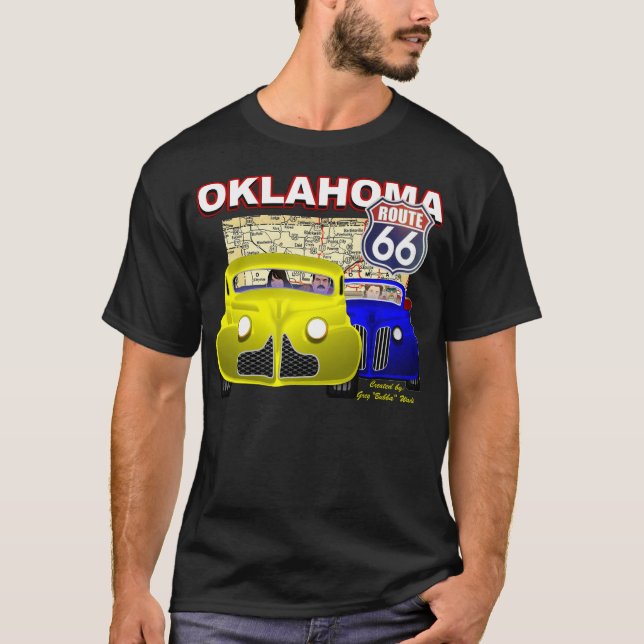 CAMISETA ROTA 66 OKLAHOMA (Frente)