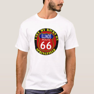 CAMISETA ROTA 66 SPRINGFIELD ILLINOIS