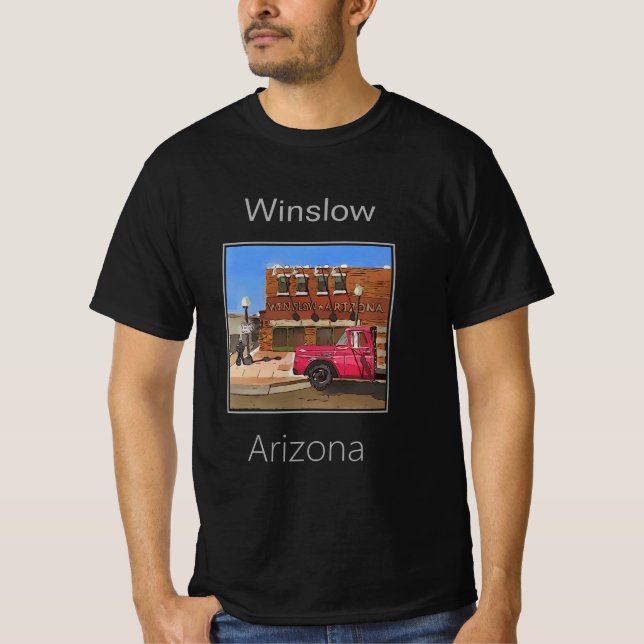Camiseta Rota 66, Winslow, Arizona (Frente)
