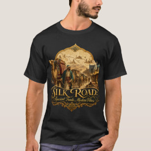 Camiseta Rota da Seda Antiga Troca Vibrações Modernas Histó