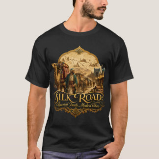 Camiseta Rota da Seda Antiga Troca Vibrações Modernas Histó