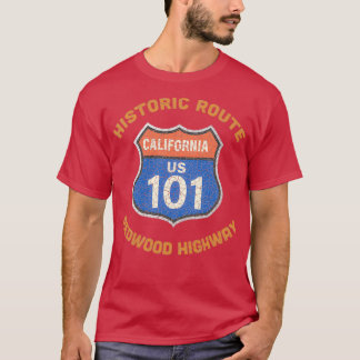 Camiseta Rota Histórica 101 Rodovia Sequoia Porta as duas
