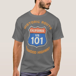 Camiseta Rota Histórica 101 Rodovia Sequoia Porta as duas