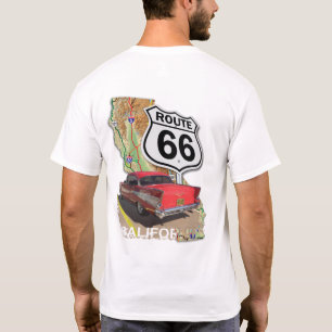 Camiseta Rota histórica 66 de Califórnia
