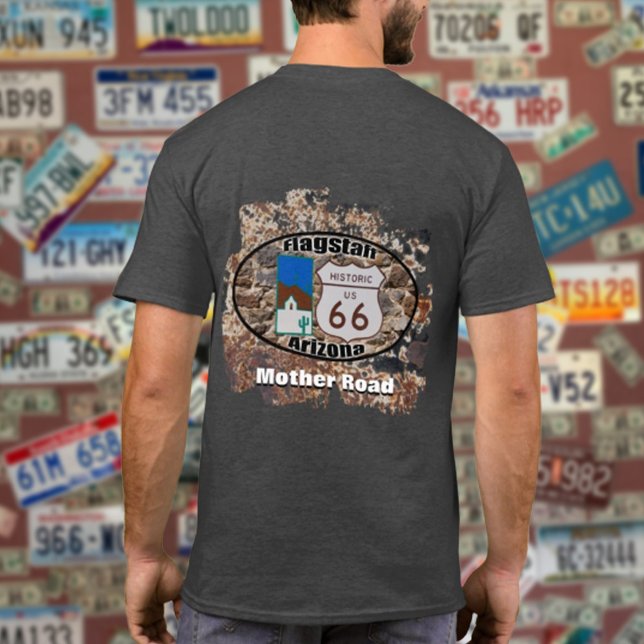 Camiseta Rota Histórica 66 ~ Flagstaff, Arizona (Criador carregado)