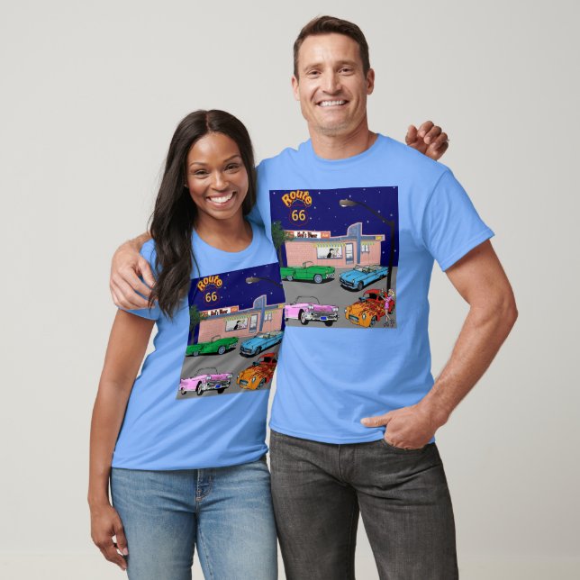 Camiseta Rota Retrora 66 Mug (Unissex)