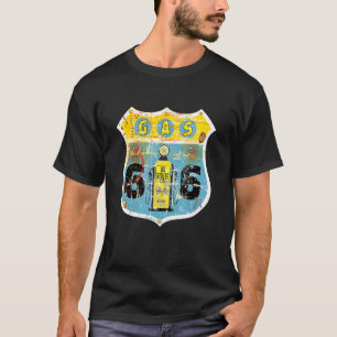 Camiseta Rota Rodoviária 66 Gás - Sinal de Retrorção - Sina