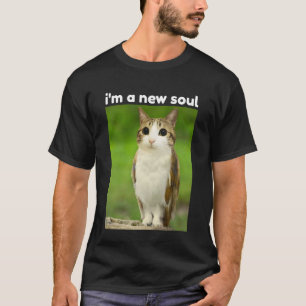 Camiseta Rotação Cerebral Meowl Meme Engraçado Gato Coruja 