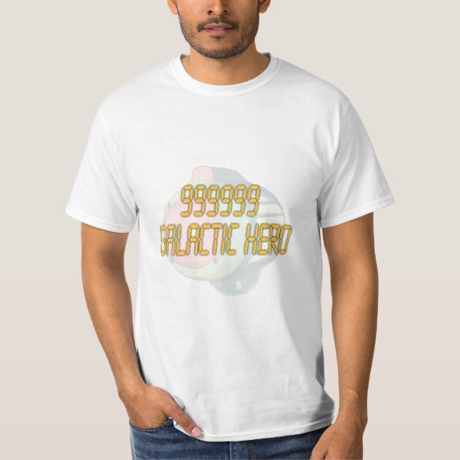 Camiseta Rotação da guarda florestal do espaço do ano claro (Frente)