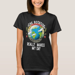 Camiseta Rotação da Terra Faz Meu Dia Ciência