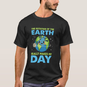 Camiseta Rotação da Terra Faz Meu Dia professores e est
