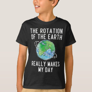Camiseta Rotação Da Terra Faz Meu Professor De Ciência Do D