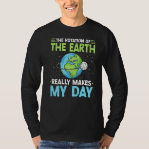 Camiseta Rotação da Terra Faz Meu Professor de Ciências do