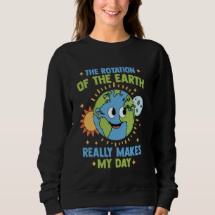 Camiseta Rotação da Terra Torna Meu Dia Engraçado Ciência A