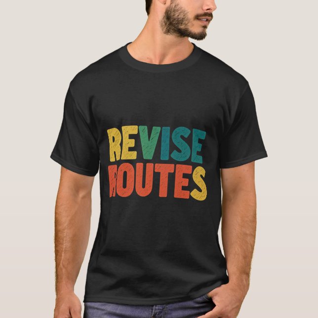 Camiseta Rotas de Revisão (Frente)