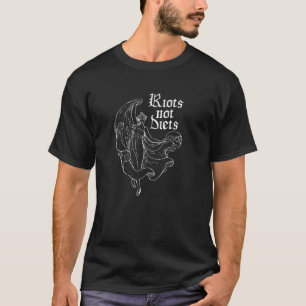 Camiseta Rotas não dietas - Design feminista medieval