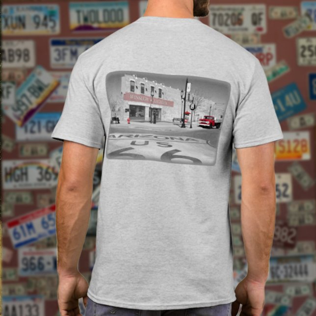 Camiseta Roteamento 66 Arizona Vermelha Lenta Fotografia in (Criador carregado)