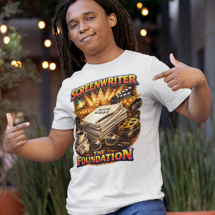 Camiseta Roteirista - A Fundação Men's Bella+Canvas