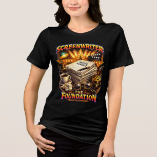 Camiseta Roteirista - A Fundação Women's Bella+Canvas