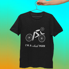 Camiseta Roteirista engraçado andando de bicicleta
