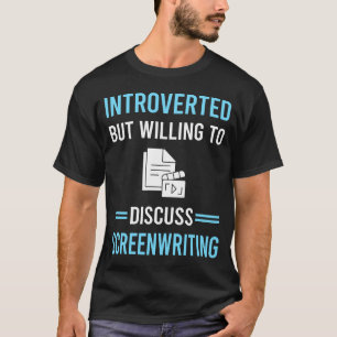 Camiseta Roteirista Introvertido de Tela