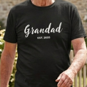 Camiseta Roteiro Branco Avô Estabelecido 