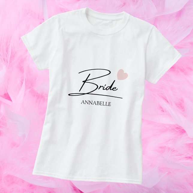 Camiseta Roteiro da Noiva Nome Personalizado  (Criador carregado)