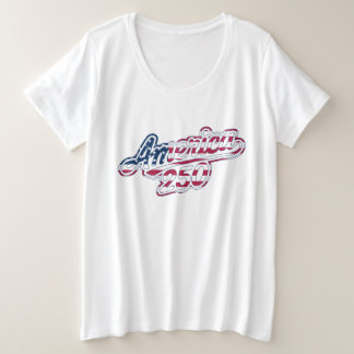 Camiseta Roteiro de Bandeira América 250 Semiquincentenário