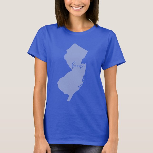 Camiseta roteiro de casa de New Jersey (Frente)