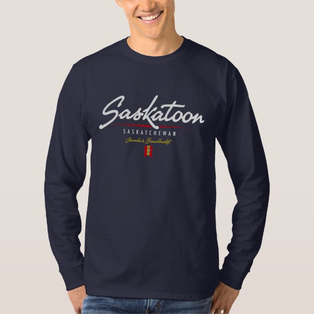 Camiseta Roteiro de Saskatoon (Frente)