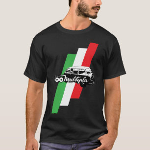Camiseta Roteiro, ilustração e bandeira de Fiat 600