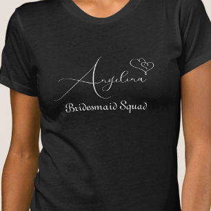Camiseta Roteiro Minimalista Moderno para Festa de Despedid