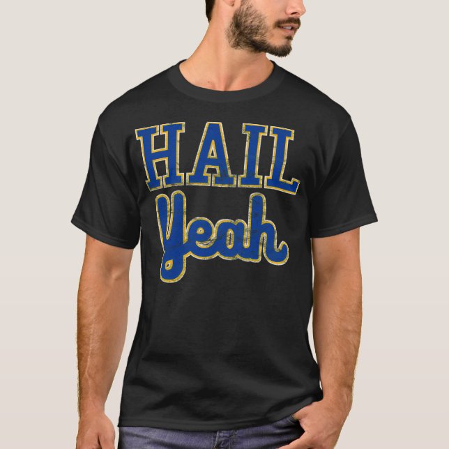 Camiseta Roteiro Vintage Hail Yeah Pittsburgh (Frente)