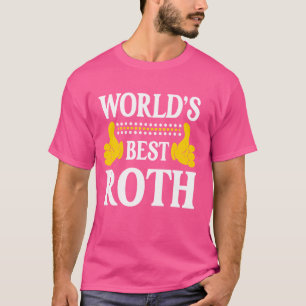 Camiseta Roth Surname Funny Team Family Sobrenome World's B