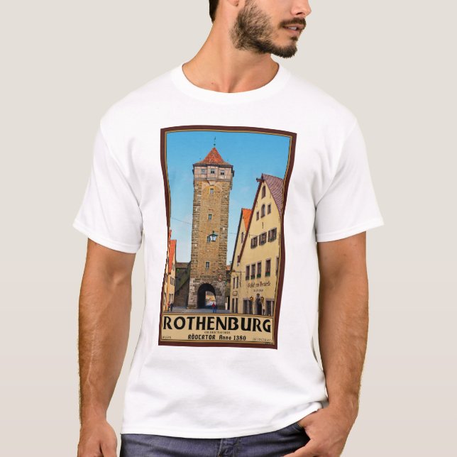 Camiseta Rothenburg od Tauber - Rödertor (Frente)