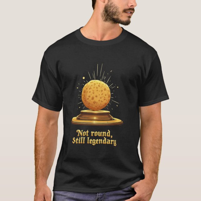 Camiseta Roti Não redondo, ainda lendário (Frente)