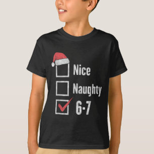 Camiseta Rotina Cerebral 6-7 Meme Legal Travesso 67 Natal D