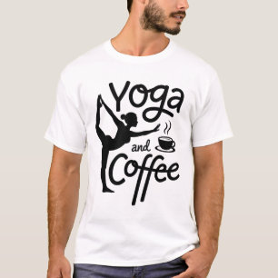 Camiseta Rotina Matinal Consciente de Ioga e Café