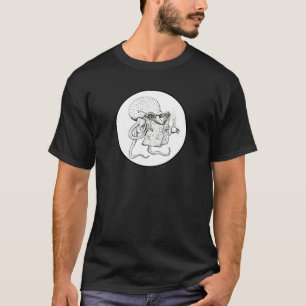 Camiseta Rotina Matinal - O polvo lê o jornal