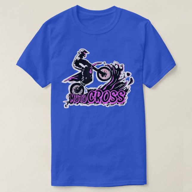 Camiseta Rotocross Dirt Bike Rider Supermoto Enduro (Frente do Design)