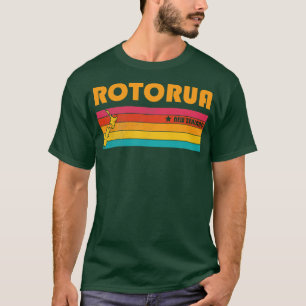 Camiseta Rotorua Nova Zelândia Vintage angustiou Souvenir