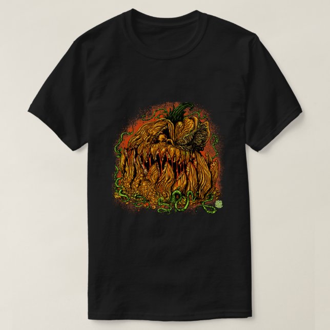 Camiseta Rotten Pumpkin (Frente do Design)