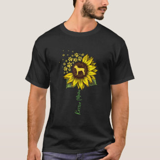 Camiseta Rottie Mãe Girassol Girassol Girtweiler Oferece Ca