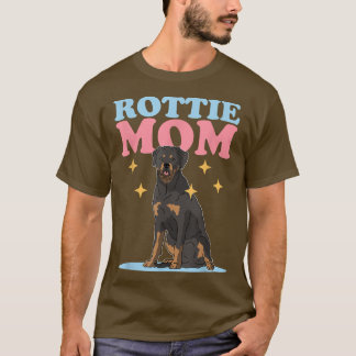 Camiseta Rottie Mãe Proprietário do Cachorro Rottweiler Cóp
