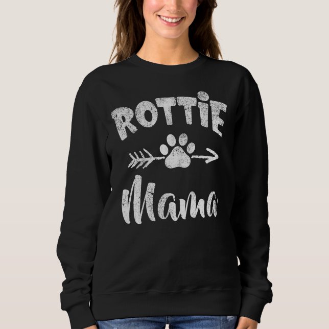 Camiseta Rottie Mama Paw (Frente)